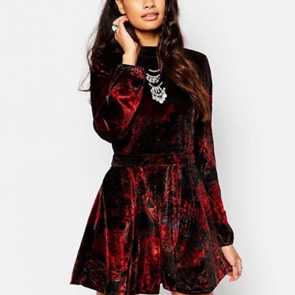 Free People Velvet Romper